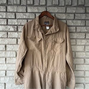 Bulwark Protective Apparel Khaki Coveralls Flame Resistant Size 40